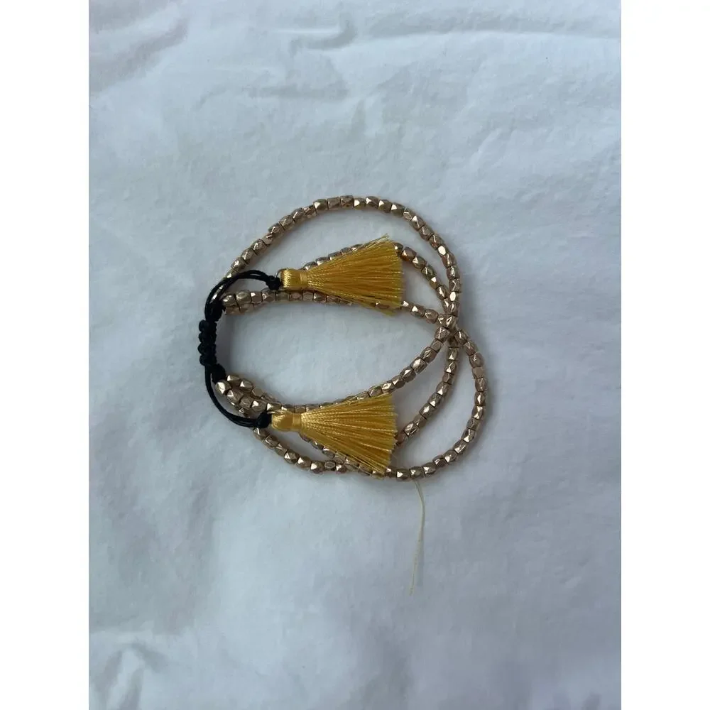 Gold Beaded Bracelet